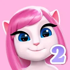 تنزيل لعبة صديقتي أنجيلا المتكلمة My Talking Angela 2 مهكرة للأندرويد