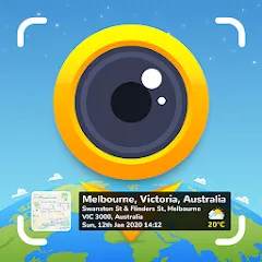 تحميل تطبيق GPS Map Camera مهكر APK للأندرويد 2026 مجاناً